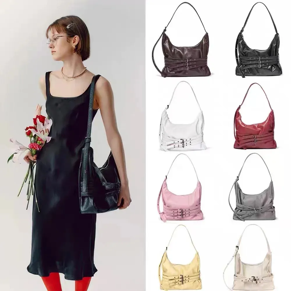 Samondoh Motorcycle Bag Trendy Casual Crossbody Shoulder Bag With ...