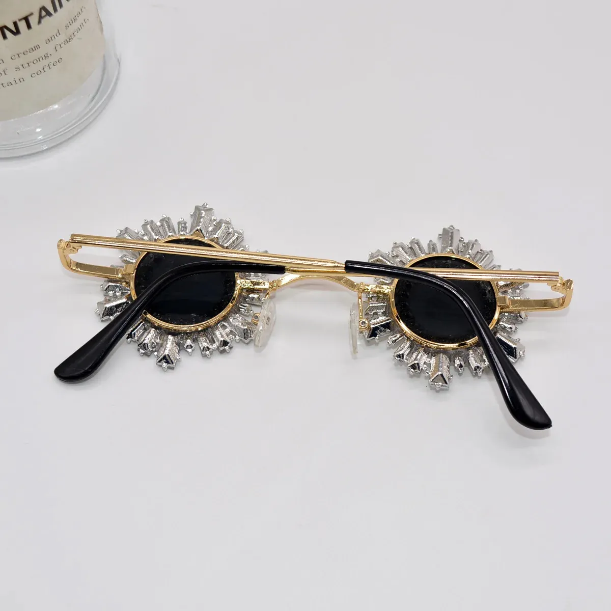 人文 SOUSA SPECTACULAR Baroque Square Sunglasses Childrens Crystal Sexy Girl