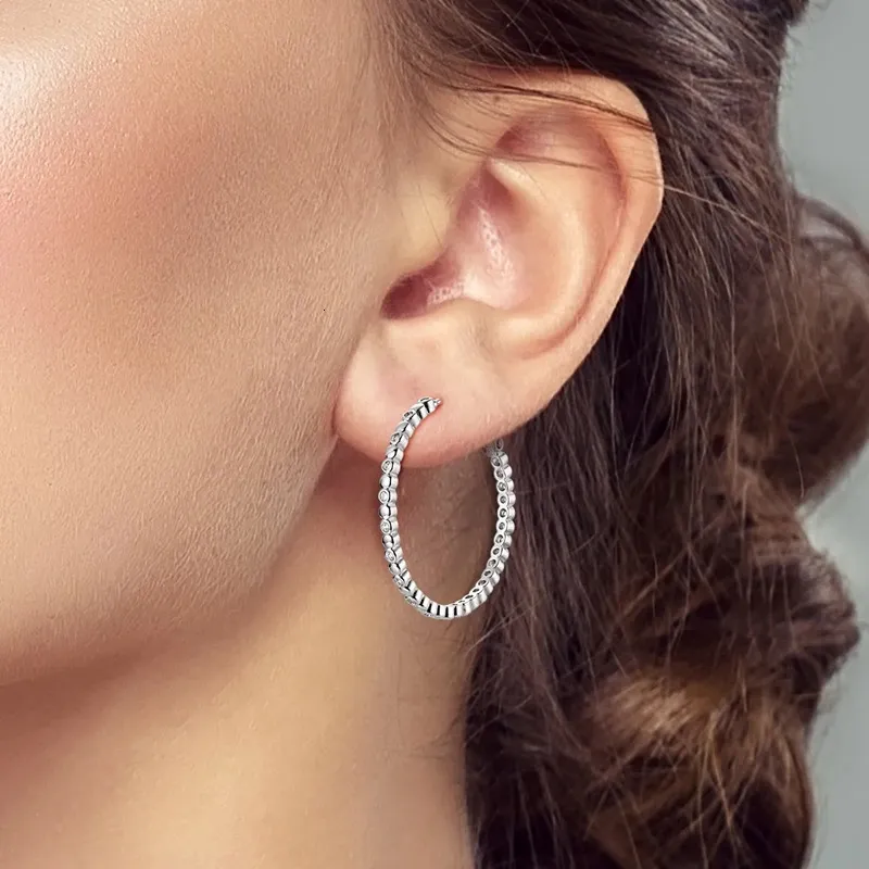 Orecchini a bottone in argento sterling 925 con contorno a cuore per donna, orecchini a bottone con cuore cavo delicato, orecchini a bottone con cuore aperto in stile lolita, orecchini kawaii, regalo
