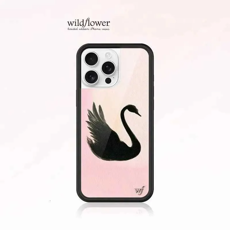Wildflower 3D Black Swan Phone Case Soft Edge Back... From  Casual_love_l_send, $5.41 | DHgate.Com