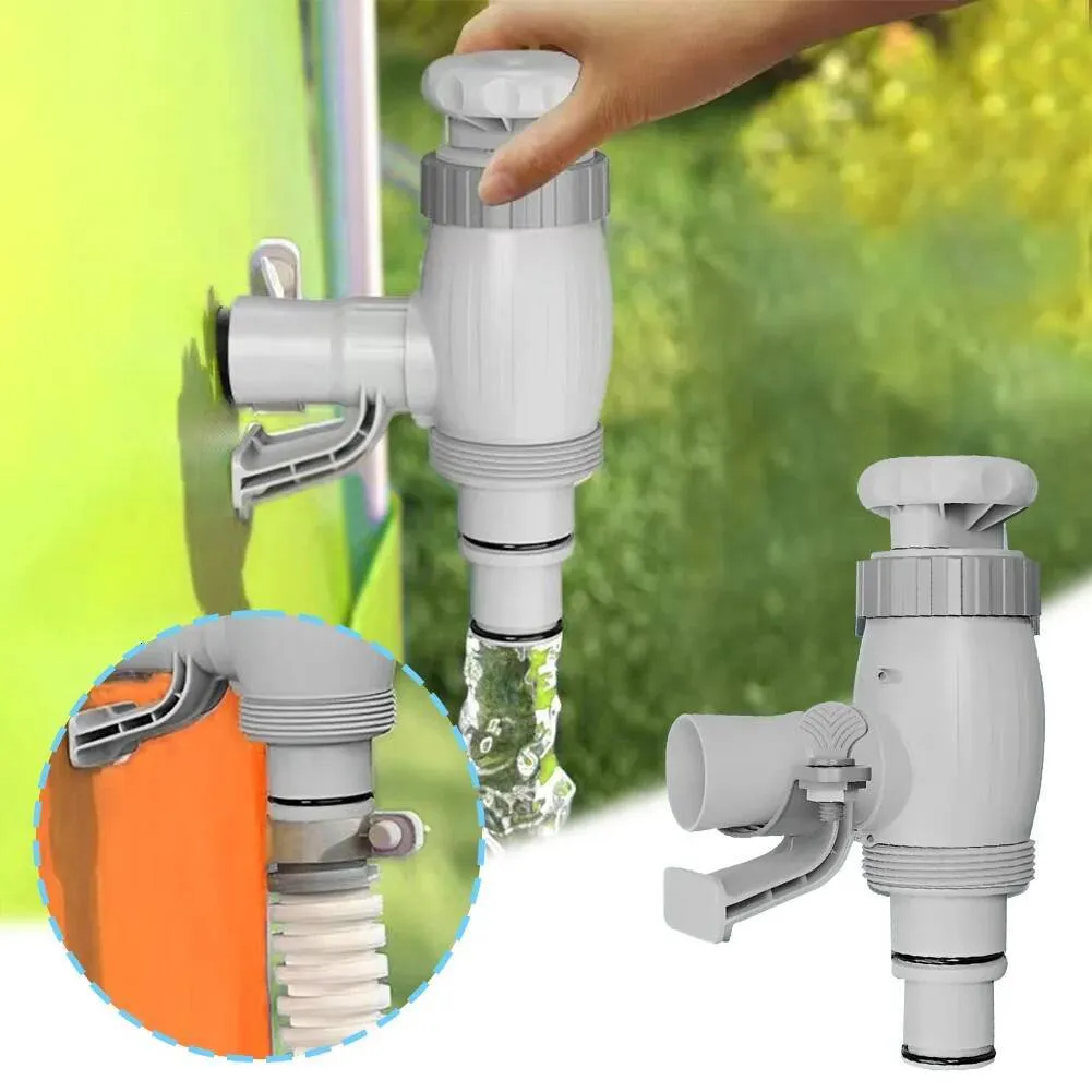 Adattatore per tubo per piscina per pompe e sistemi di acqua salata, connettore a T per tubo flessibile per pompa da piscina per Intex da 1,5 pollici