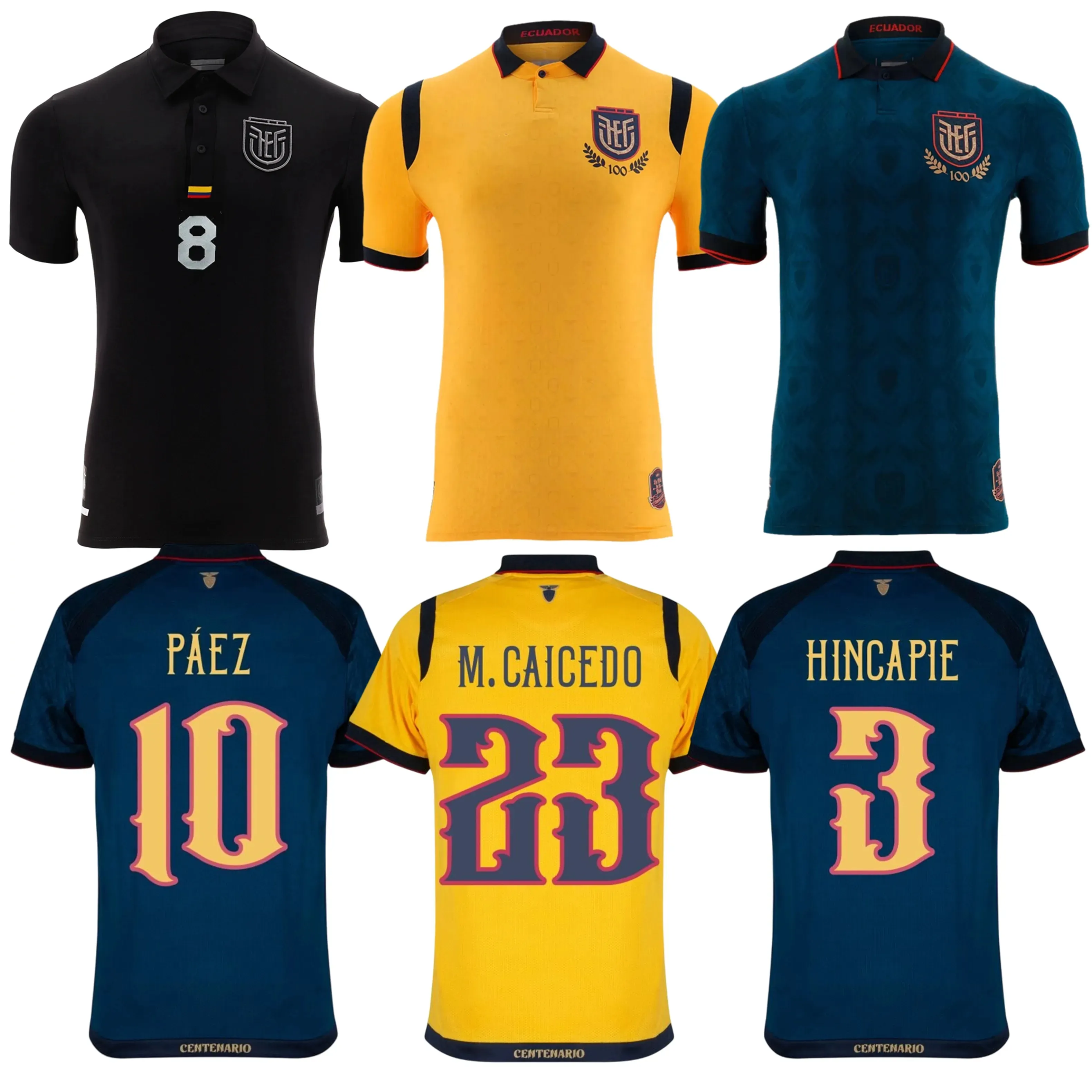 Ecuador Soccer Jersey 2025 2026 National Team Home Away | Men's & Kids ...