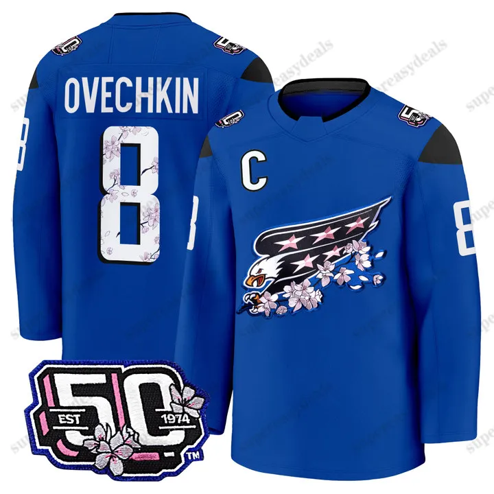 Alex Ovechkin Capital 2025 Cherry Blossom Screaming From