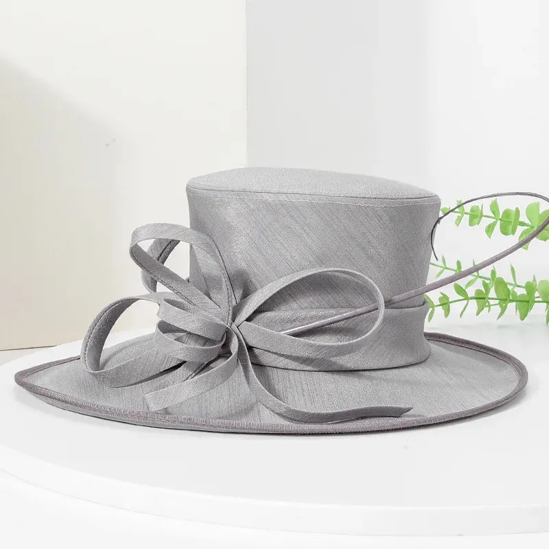 Elegant Feather Church Hat For Women Fashionable Tea Party  display picture 2