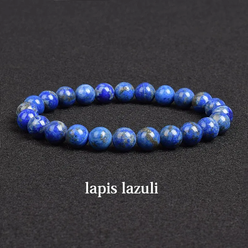 Real Natural Stone Lapis Lazuli Agate Crystals Tiger Eyes Highquality Gemstone Bead Mens Jewelry Bracelets 250328_voghion.com