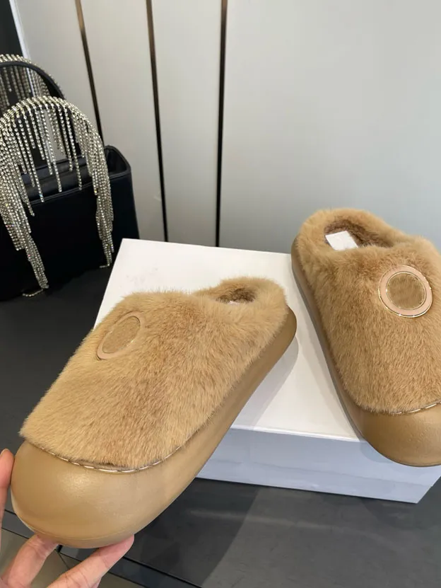 Womens Nubuck Leather Moccasin Slippers, Medium Width  display picture 1