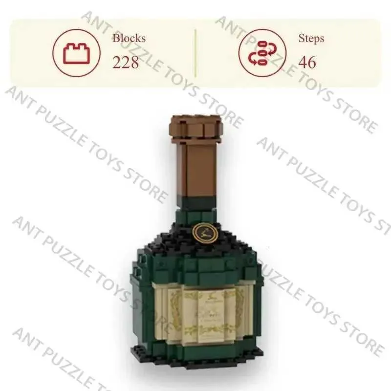 Whiskey Bottle Building Blocks Creative Simulation Toy For Home Decor ...