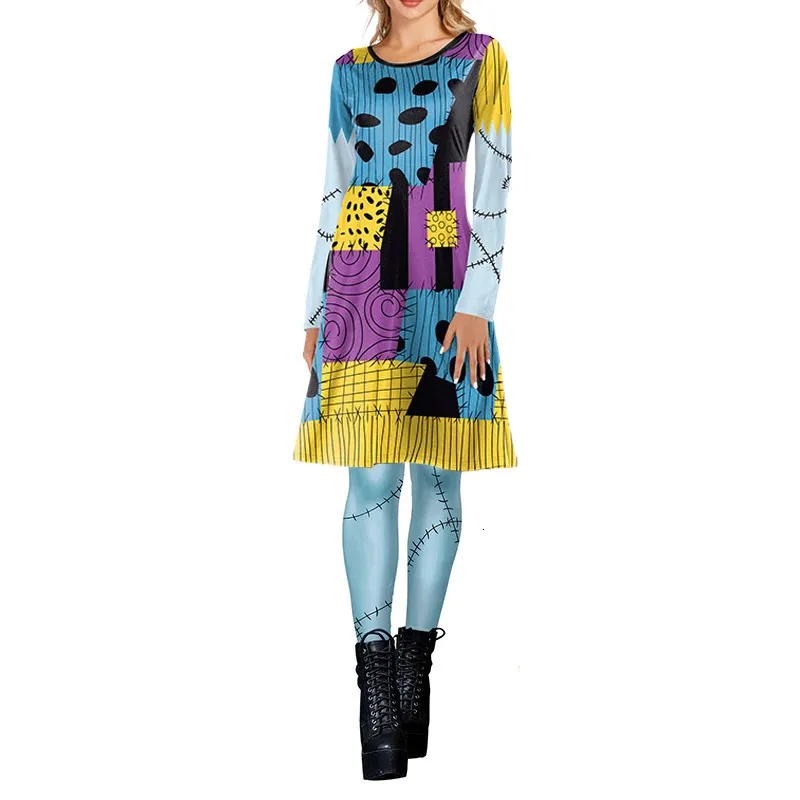long sleeve loose fit dress Karen Kane Mixed Colorblocked Shirtdress - Stripe