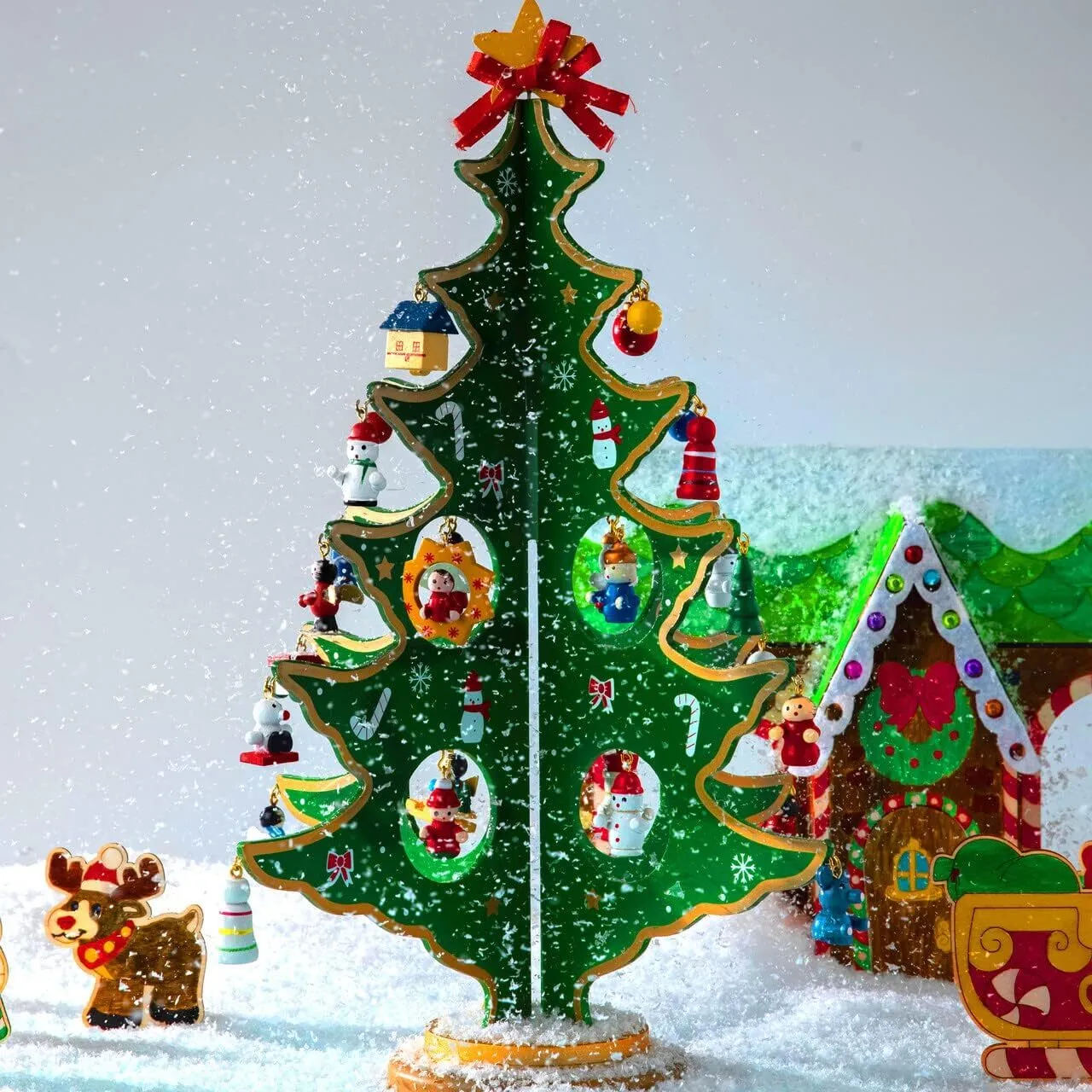 CALENDARIO AVVENTO 2025 Albero Di Natale Da Tavolo Piccolo Albero Di