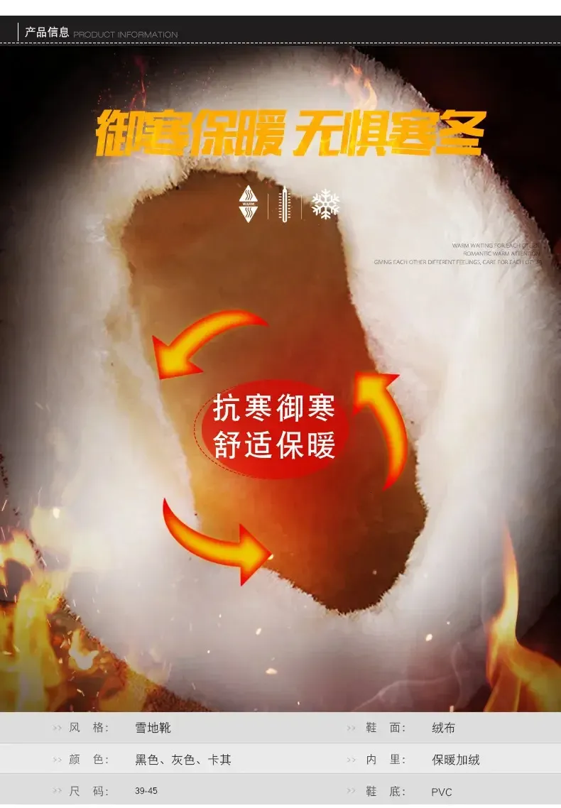 Memory Foam Ankle Boots for Women Waterproof Snow Boots with Rubber ...