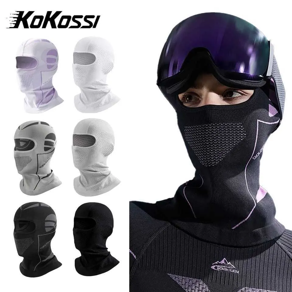 Woman Cold Mask Windproof Mask Non-Woven Thermal Scarf High Stretch Cold-Proof Ski ...