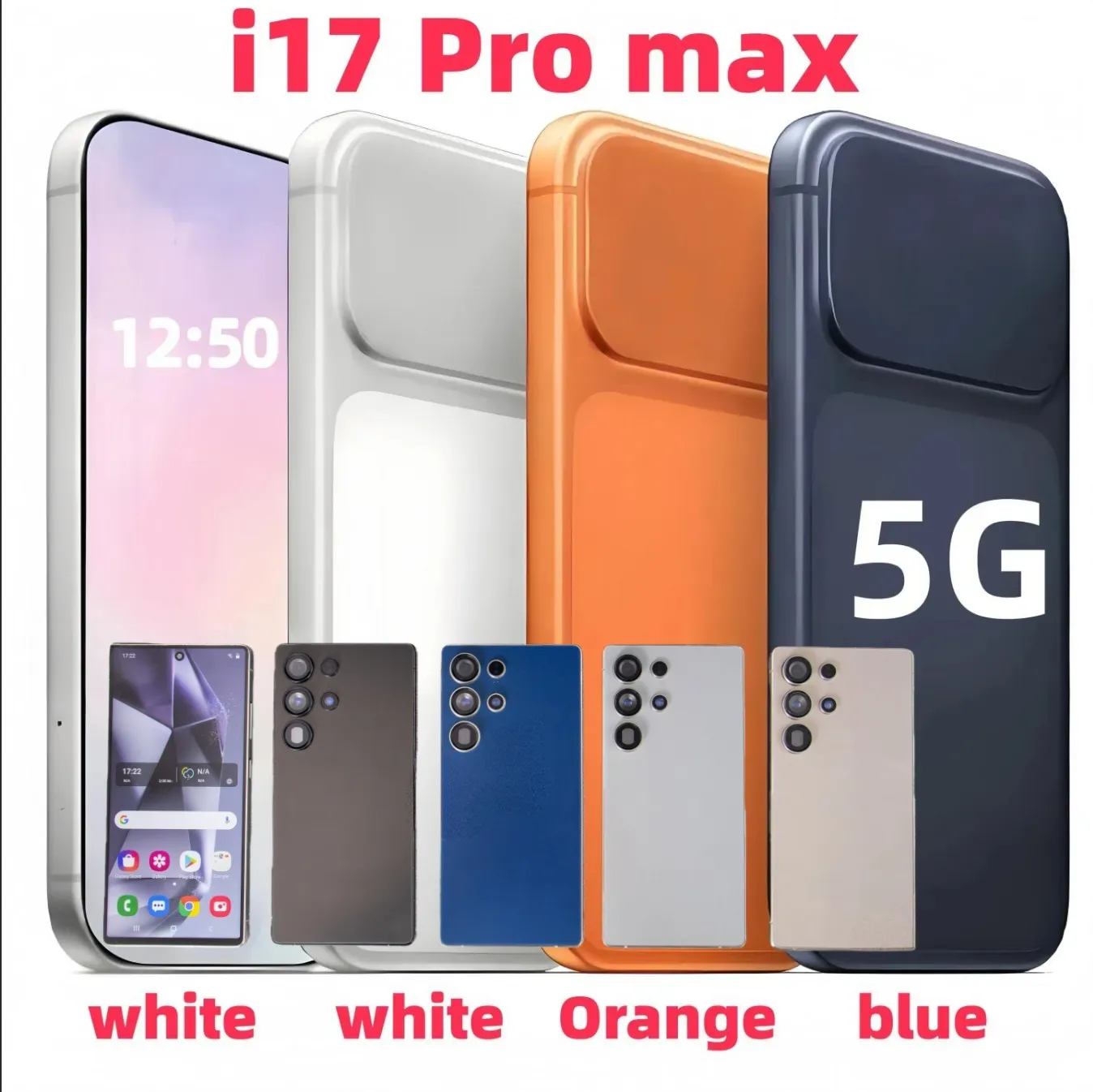 I16/I17 Pro Max 5g Smartphone S25/26 Ultra   Wireless... 
