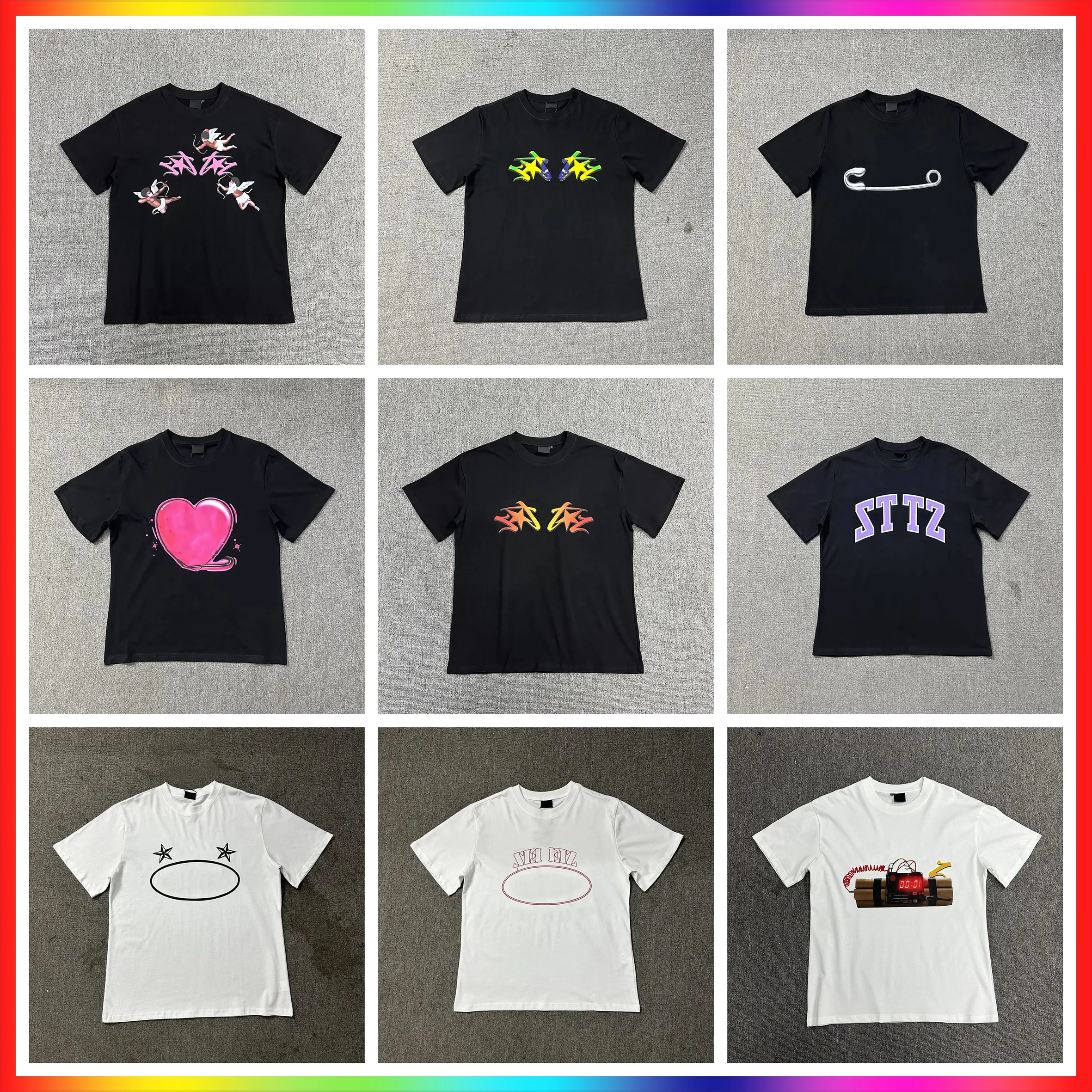 Ahorra a lo Grande en Compras al por Mayor de Juego De Carga De Carga  Gráfica De La Estrella De Moda Y2K Para Hombres Traje De Alternativa Alt