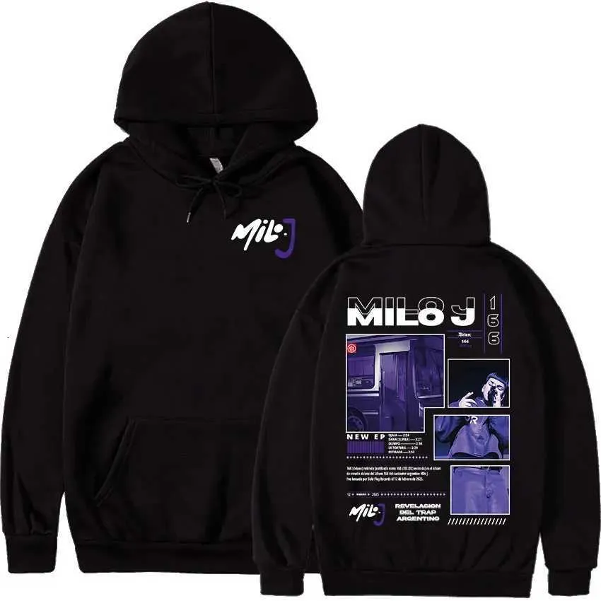 Rapper Milo J 166 Tour 2025 Album Graphic Hoodie ... From Accord ...