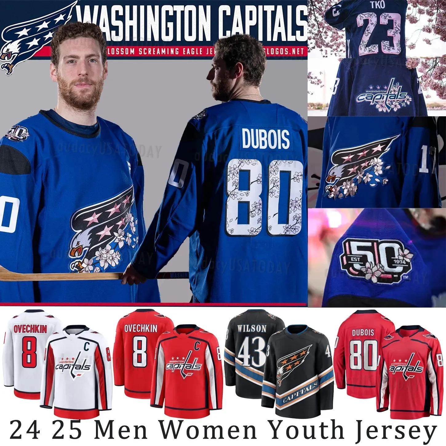 Authentic Hockey Team Replica Jersey Premium Fan Apparel