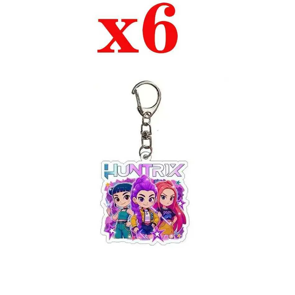 Llavero Acrílico Transparente Con Diseño Cartoon De Anime, Colgante Para Mochila O Llaves, Regalo Personalizado Y Cool