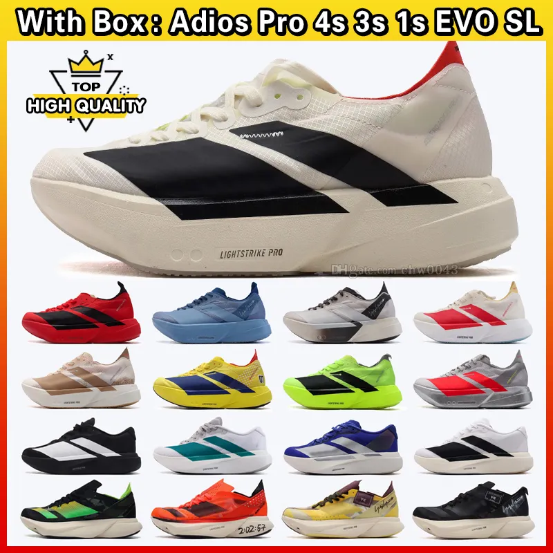 Save Big on Bulk Adizero Evo Sl Shoe Designer Adizeros Adioss Pro Evo  Men Women Marathon Running Shoes EVO SL Carbon Fiber Sneaker Pro Black