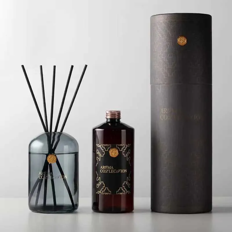 Aroma Collection 500ml Home Fragrance Oil Set With Black Fiber Rattan aroma-collection-500ml-home-fragrance-oil-set-with-black-fiber-rattan