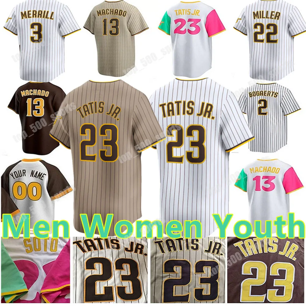 Custom Fernando Tatis Jr Baseball Jersey Personalized MLB Jerseys