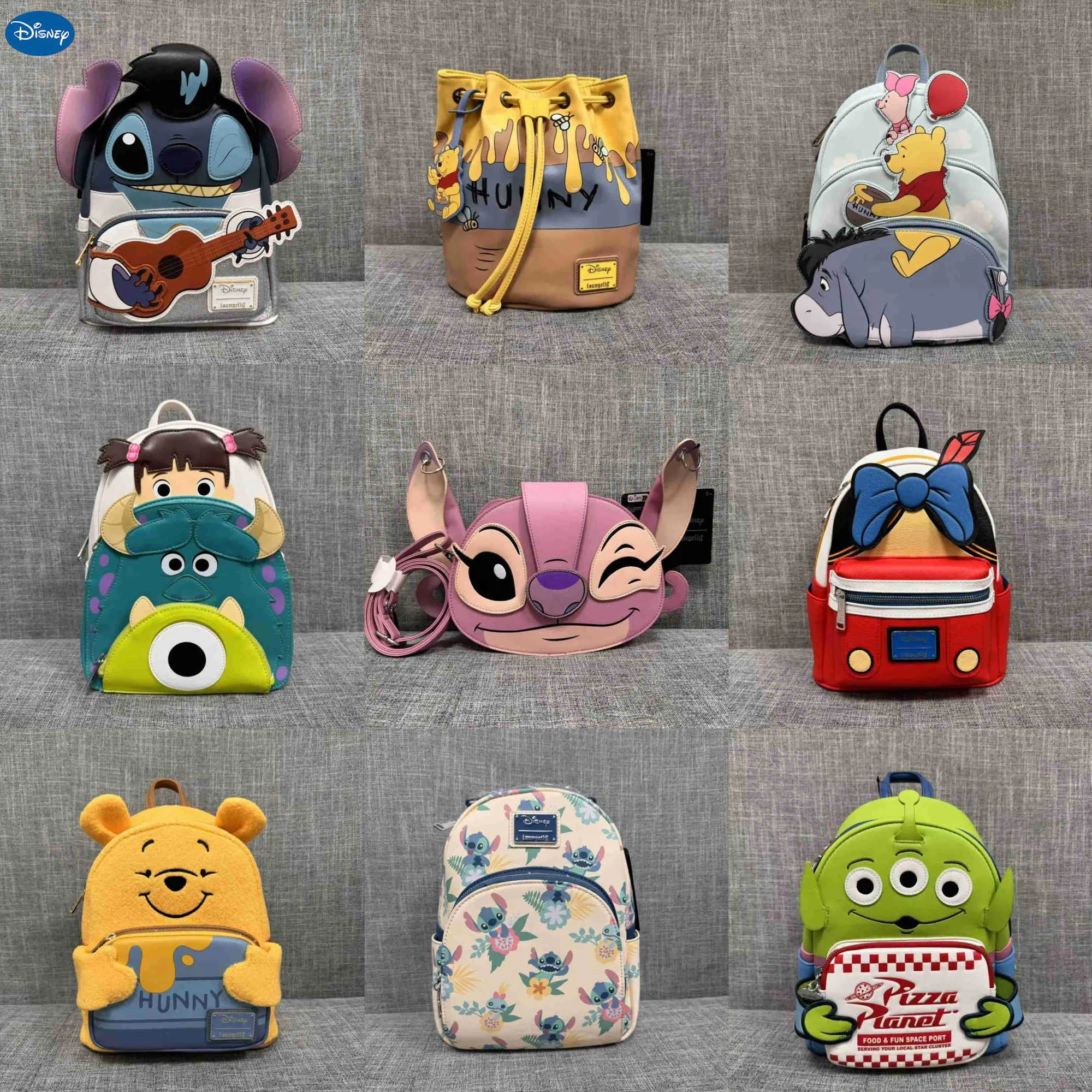 Character Themed Embroidered Backpack, Lightweight... 
