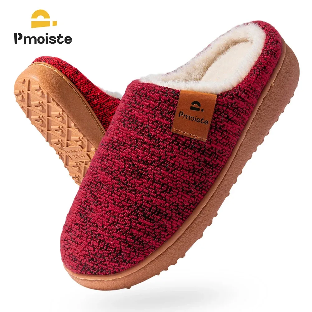 Pantofole Calde In Maglia Con Fodera In Pile E Suola Antiscivolo - Unisex Per Uomo E Donna - Per L'inverno E Il Relax In Casa