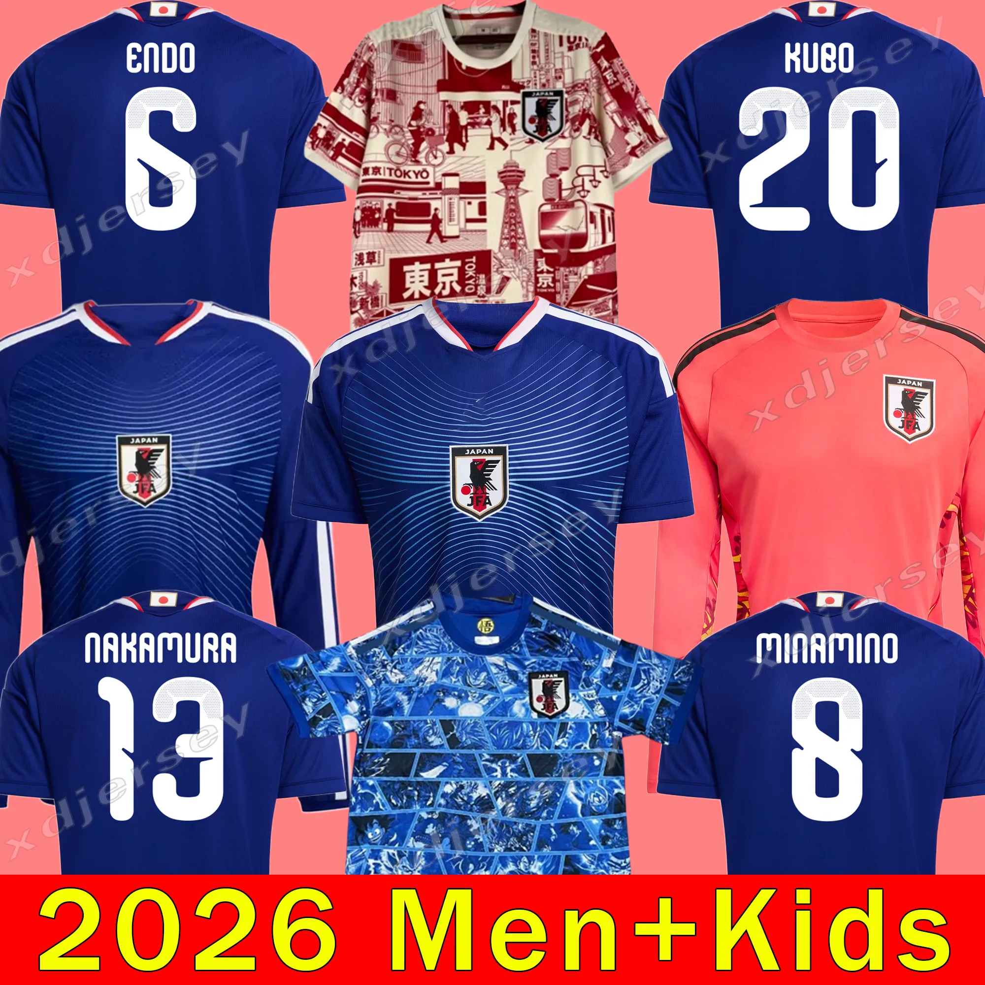 2025 2026 Japan Soccer Jerseys MITOMA Fans Version 25 26 Kami