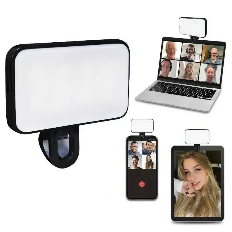 Portable Rechargeable LED Fill Lights Mini Selfie Lighting For Mobile ...