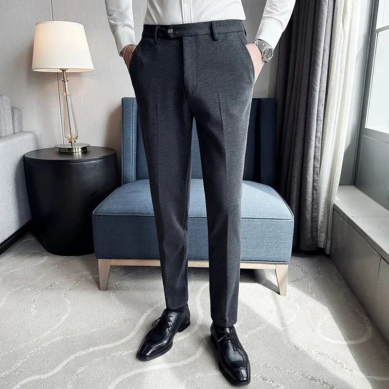 princess polly baby blue dress Men's Winter Wool Dress Pants main image 1