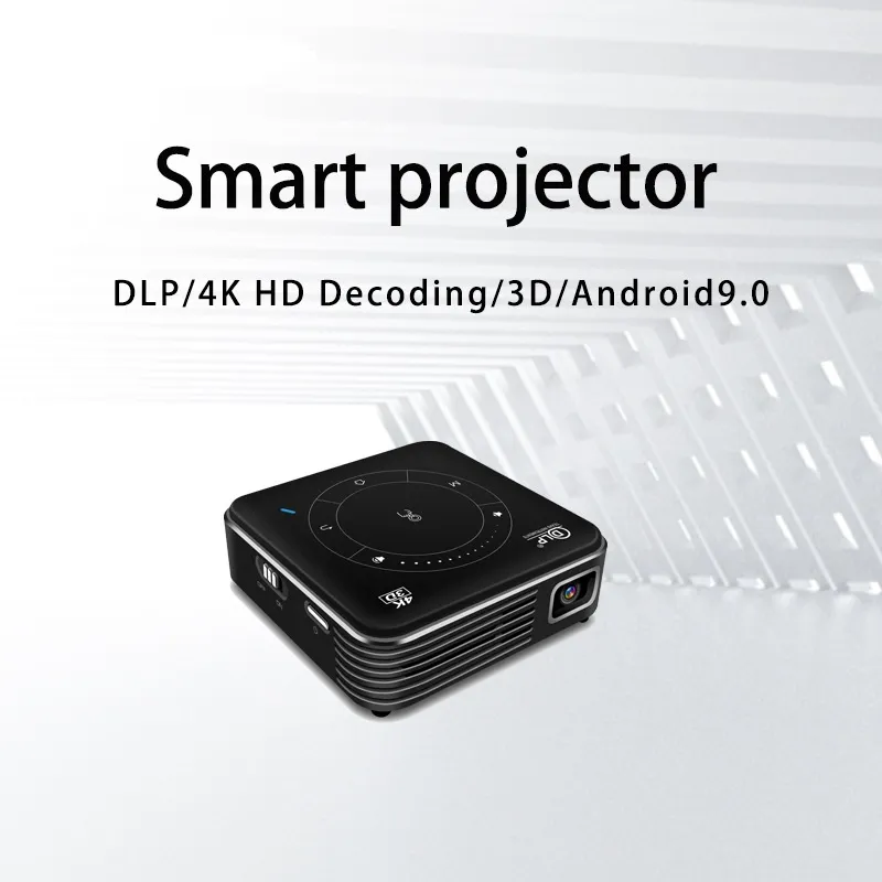 DLP Mini P11 プロジェクター 16GB ストレージ、HDMI 入力、3D