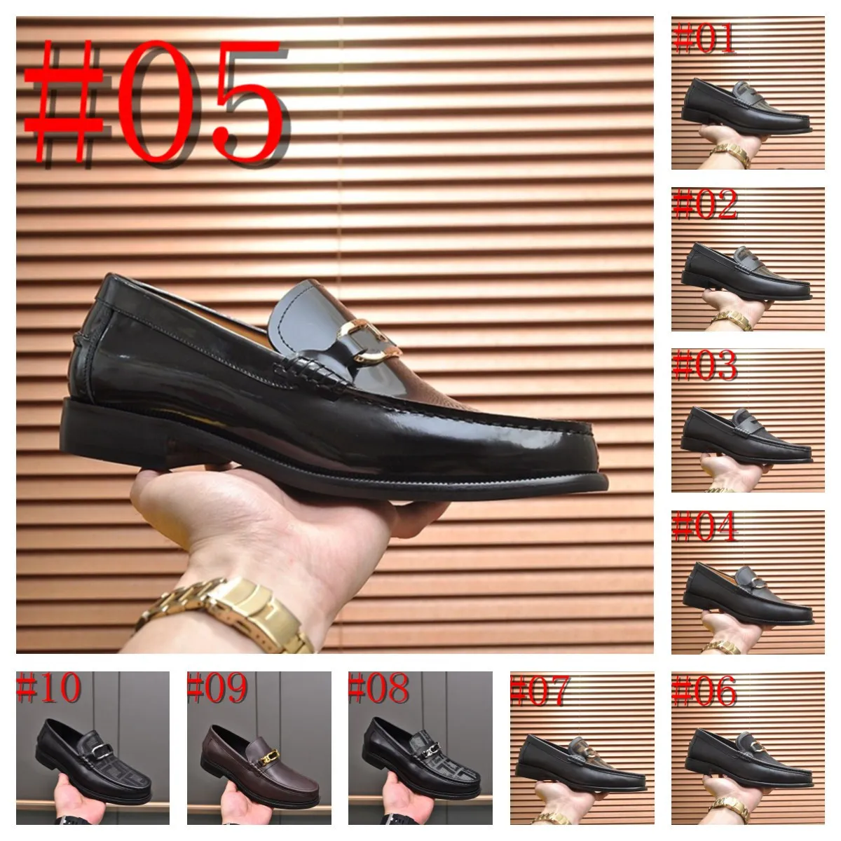 22Model 2024 Top Quality Brand Formal Designer Dress Shoes 