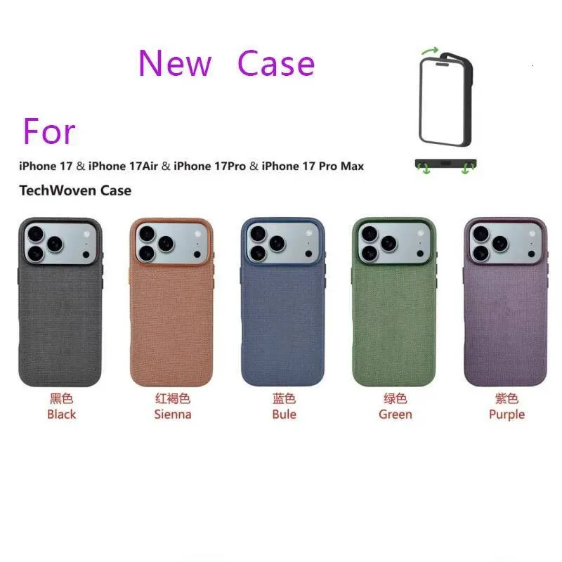 iPhone 17 Pro Max TechWovenケース iPhone 17 Pro Max TechWoven Case with MagSafe - Blue - Apple