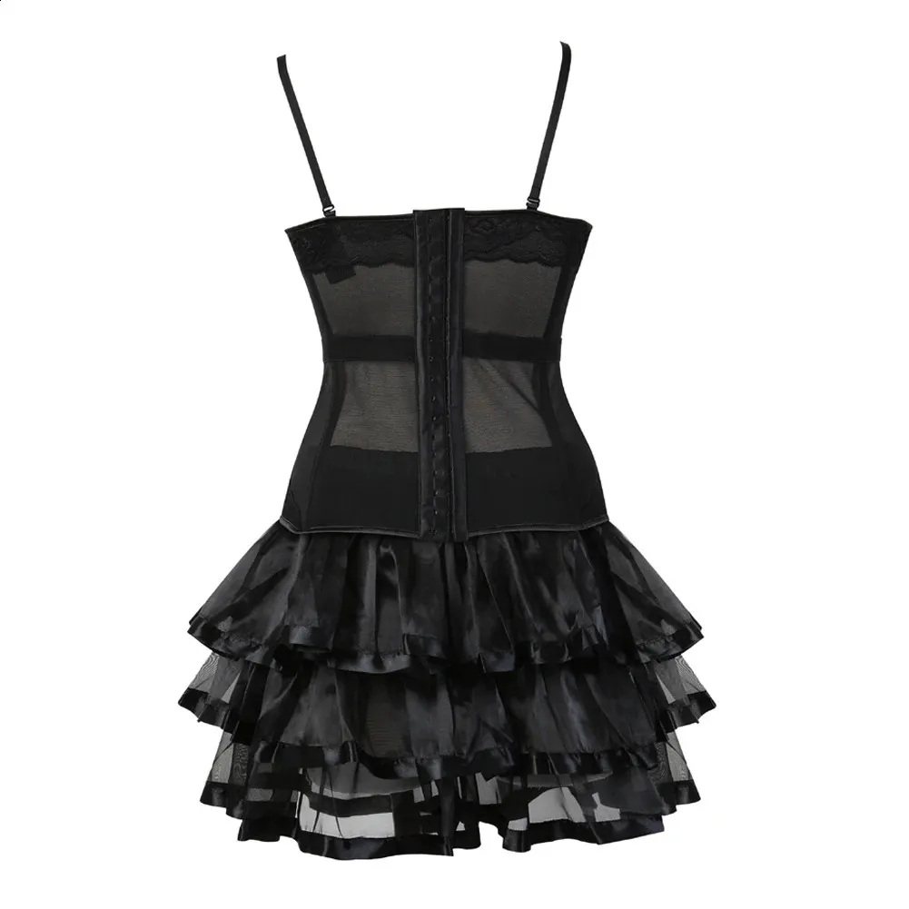 Burlesque Corset Dresses For Women Plus Size Sexy Corset Lingerie Top With  Cup Black Sexy Lace Corset Dress With Straps 250409 From Tubi07, $24.51 |  DHgate.Com