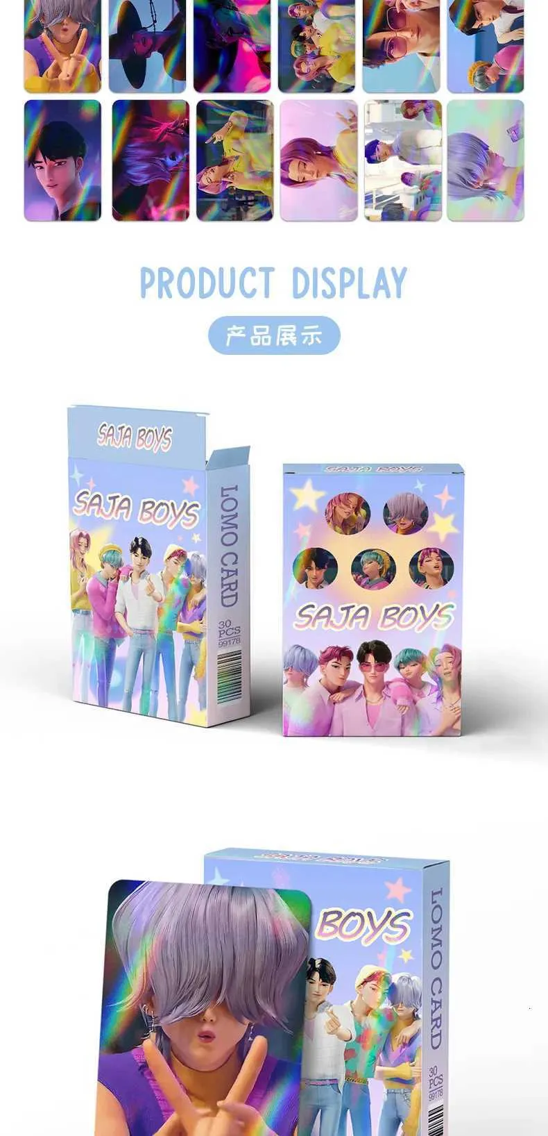 Anime Kpop Demon Hunters Huntrix Photocard Titular Llavero Manga Rumi Mira Zoey Jinu Bebé Saja Niños Tarjetero Merch - AliExprs