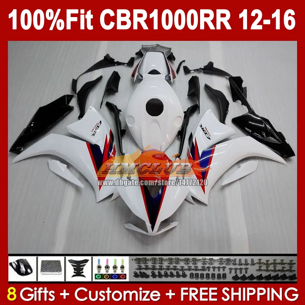 やす OEM Honda CBR1000RR Glossy White Injection Mold Body From
