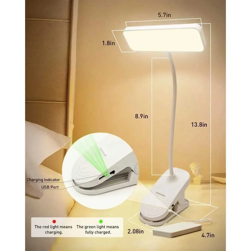 iZELL Lampada da Lettura 23 LED con Caricatore USB Lampada con Pinza-3 iZELL Lampada da Lettura 23 LED con Caricatore USB Lampada con Pinza-3