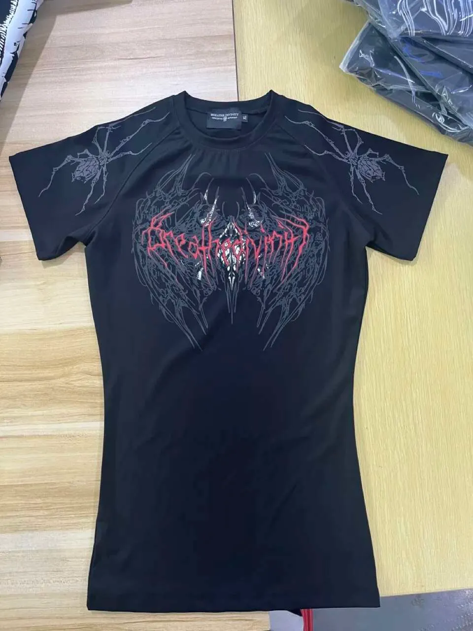 トップス breathedivinity Compression Breathedivinity Compression Shirt Short Sleeve Tops Muscle GYM