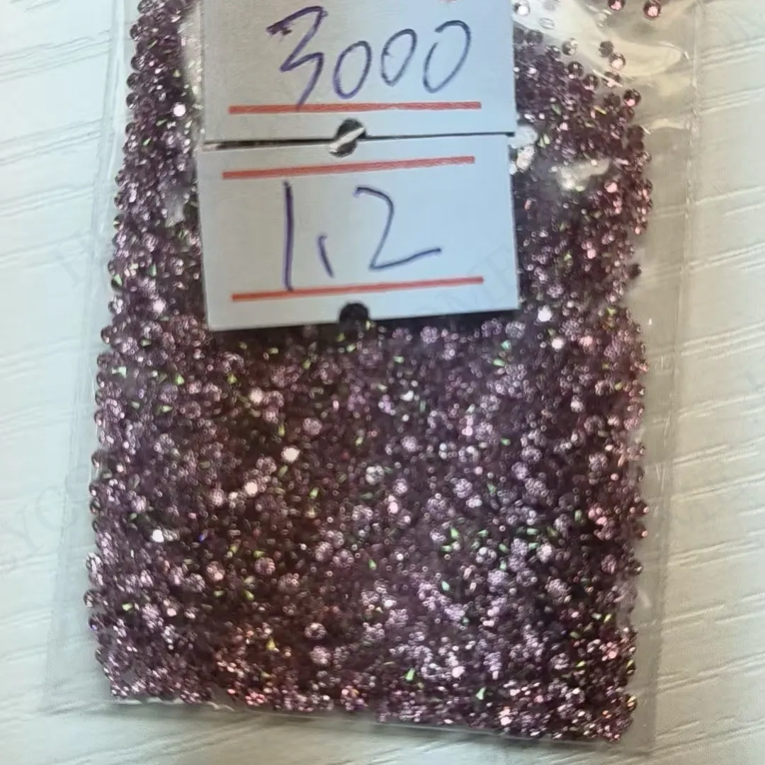 100% OFF Pink Moissanite Synthetic Gemstones – 1CT Pack, 1mm‑3mm Sizes for Jewelry Making