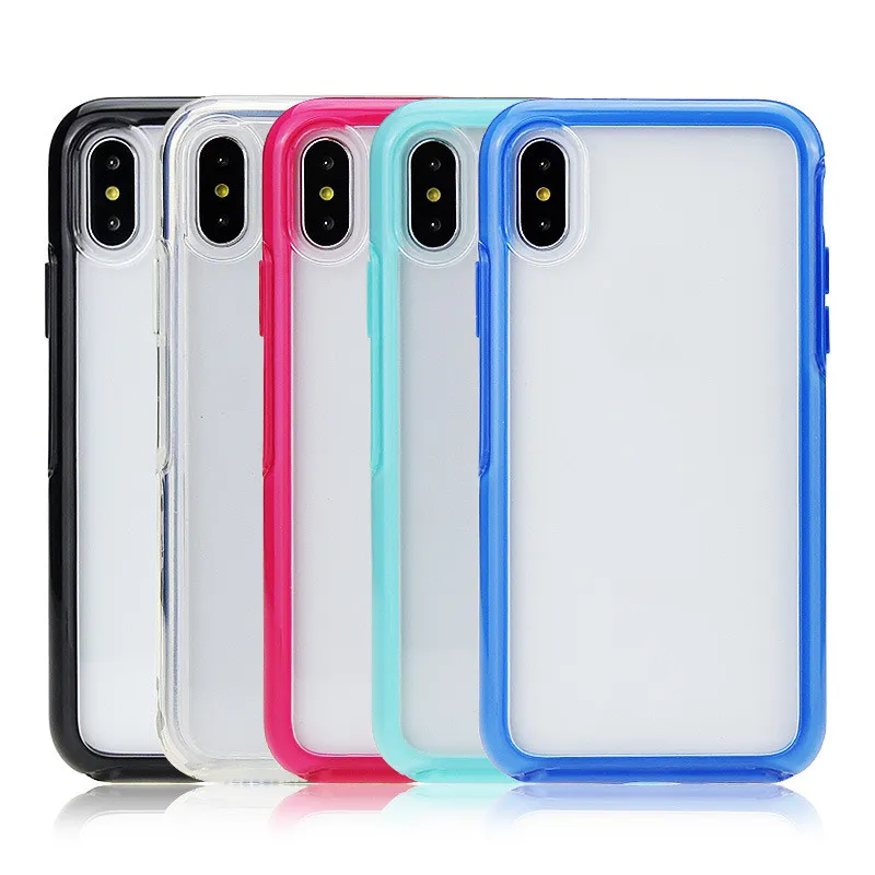 Cover Per IPhone 16 Plus Trasparente – Custodia Antiurto Con Paraurti In TPU E Retro Rigido PC