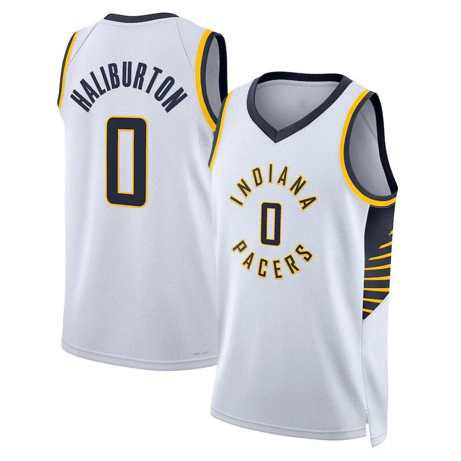 Finals Pacer Tyrese Haliburton Basketball Jerseys Pascal Siakam Andrew Nembhard Bennedict Mathurin Myles Turner Obi Toppin Aaron Nesmith TJ McConnell City Jersey