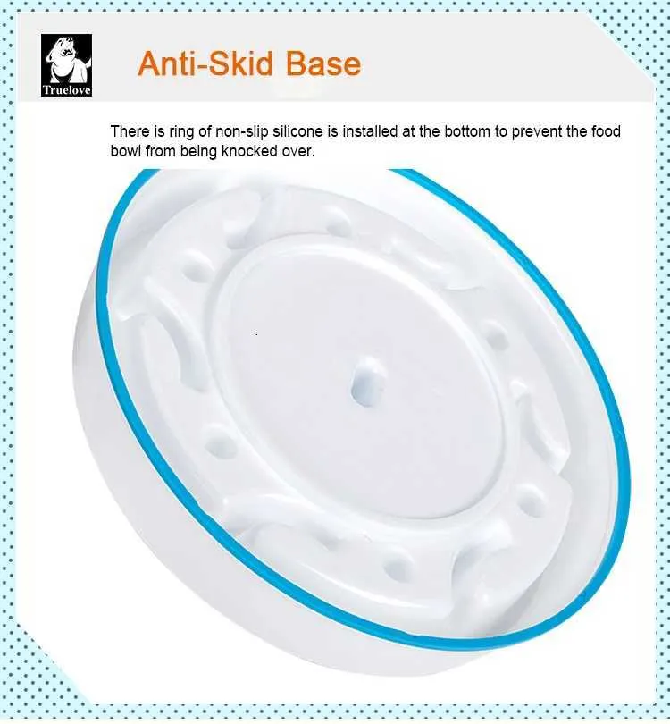 Curated visual reference: Visual Reference: Truelove Pet Slow Feeder Anti Choking Dog Bowl With Anti