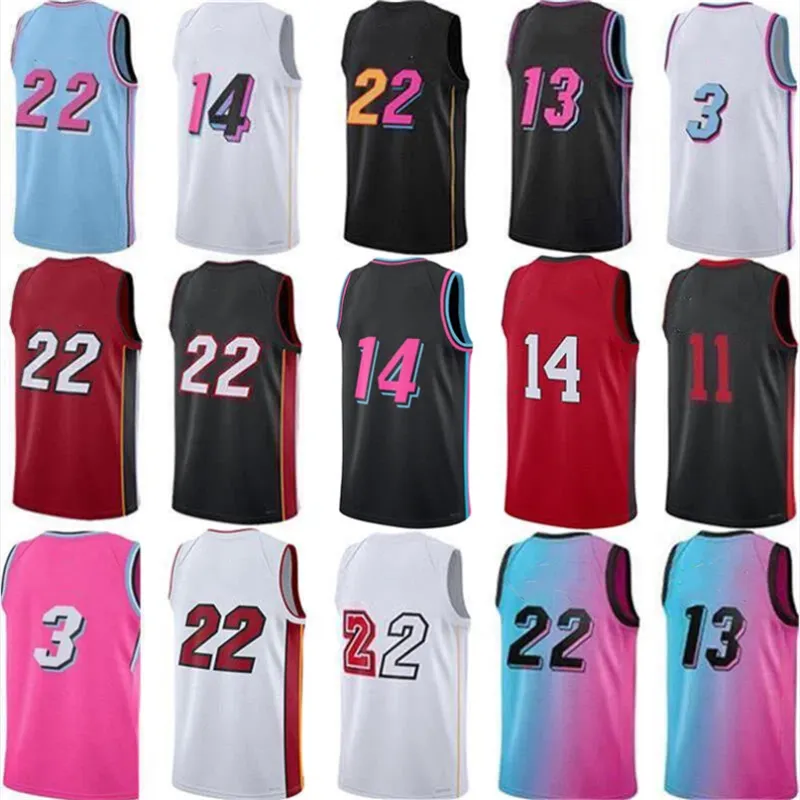 Custom 2024 Miami Heats Basketball Jersey Butler, Jaquez, Rozier, Herro ...