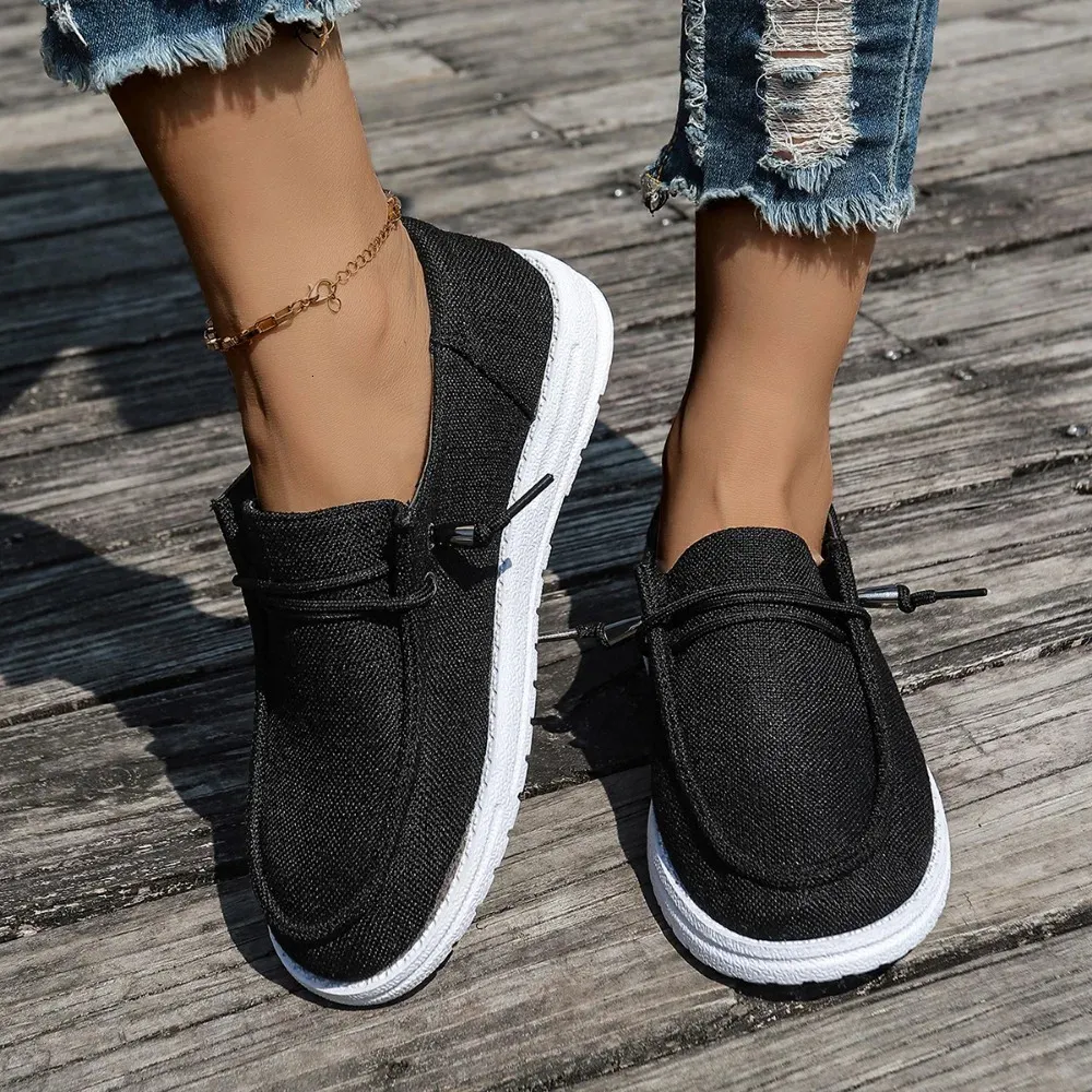 Women's Canvas Shoes Breathable Comfortable Soft Sole Casual_voghion.com