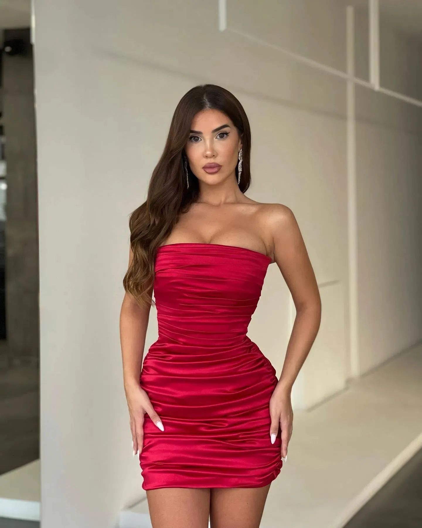 red formal dresses short tight Red Cocktail Dresses,Lace Cocktail Dresses,Tight Cocktail Dresses,Backless Cocktail Dress,CD00009, US14 / SkyBlue
