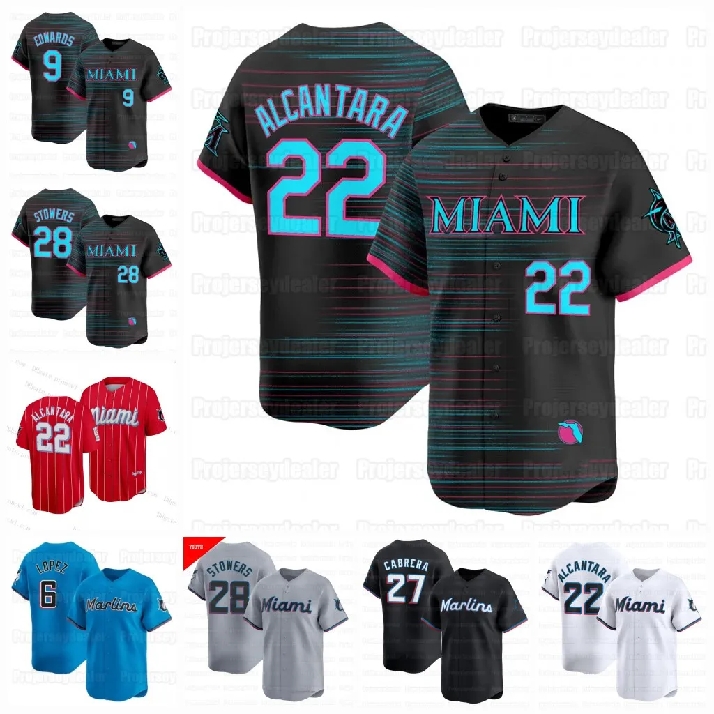 Marlins 2025 City Connect Jerseys Edward Cabrera Edwards Kyle