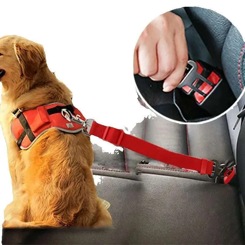 Ceinture De Sécurité Réglable Pour Chien, Laisse Voiture Reglable