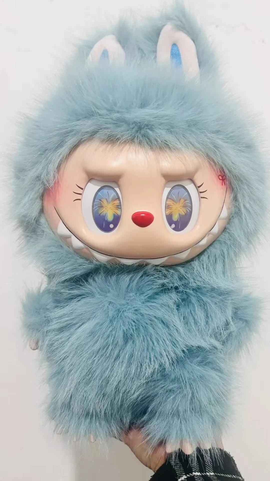 Labubu Toy: 38cm Zimomo & 17cm Pink Labubu Angel Creative