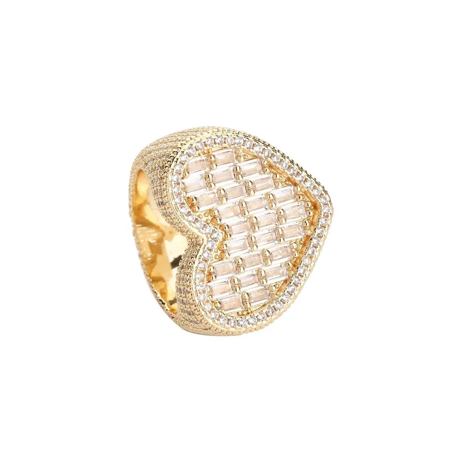Delicate Heart Shape Ring In Copper Elegant Jewellery Gift For Her_voghion.com