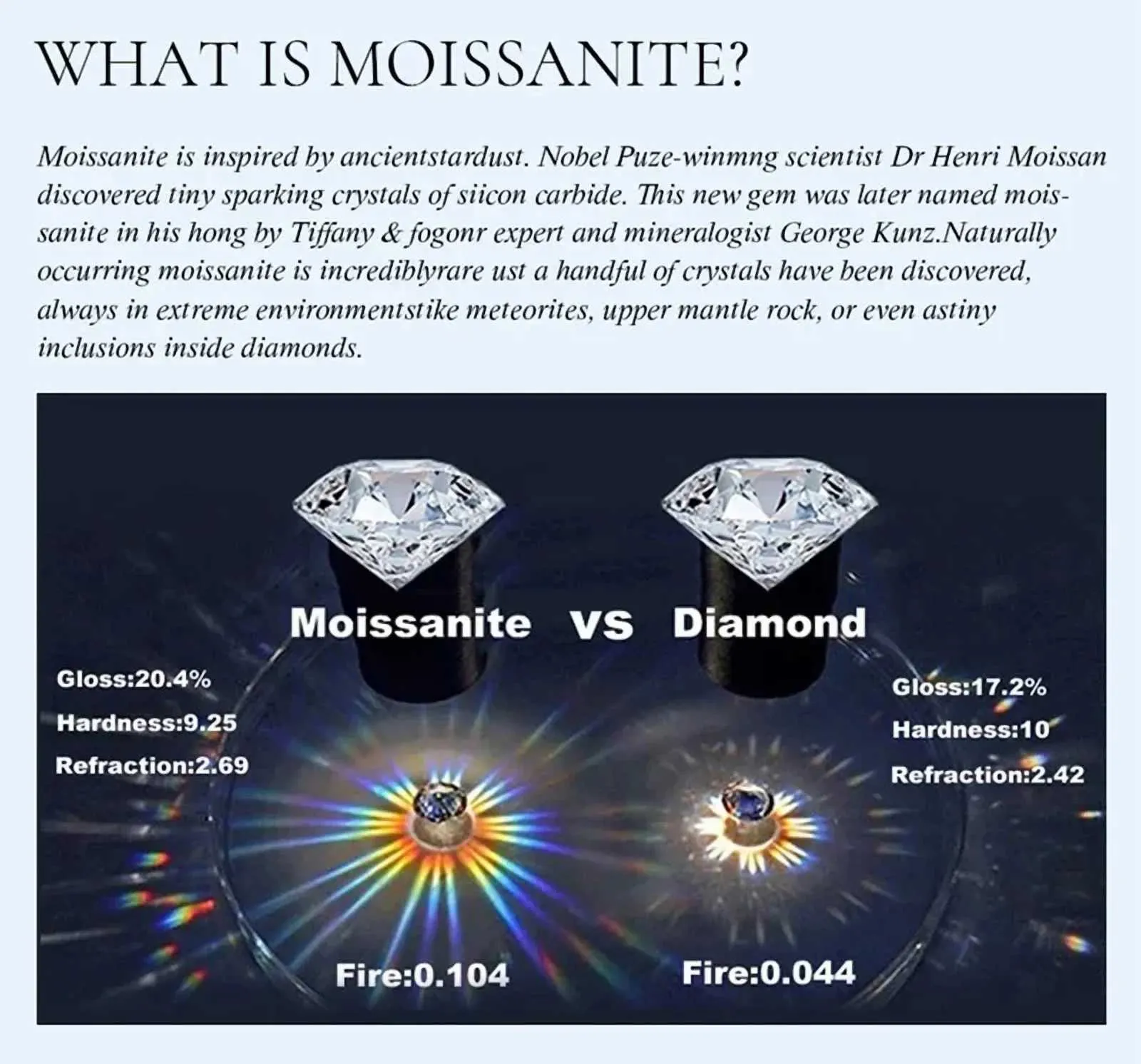 Designer Ring In 24k Gold With Moissanite For Women Elegant Style_voghion.com
