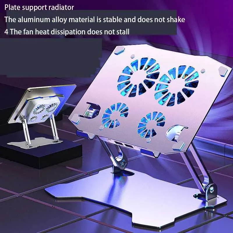 Adjustable Radiator Stand Gaming Bracket Radiator With 4 Fans Adjustable Low Noise Ergonomic ...