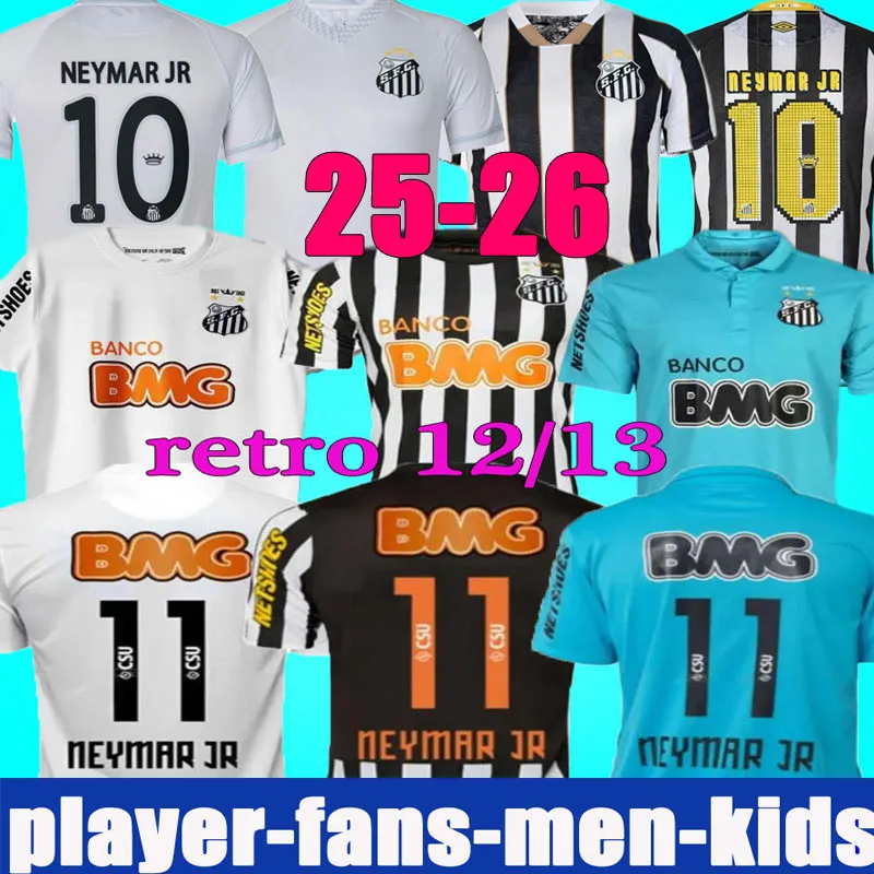 Santos FC Retro Neymar Jr. Soccer Jersey - Authentic Replica